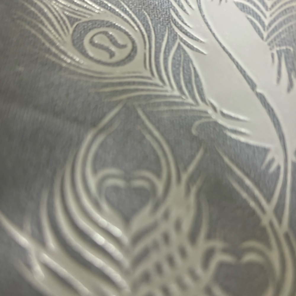 Lululemon Acro Crop Gray Capri Leggings Slate Grey Size 8 - Picture 4 of 8